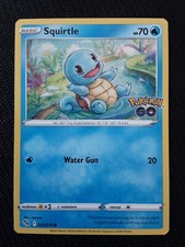 Squirtle - 15/78 - Common - Pokémon Go - 2022 - Pokémon Card - NM