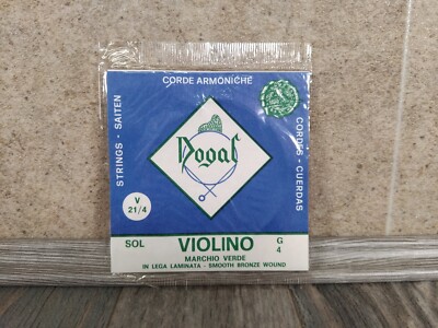Dogal Violinsaite V21/4 - Green Label - SOL G4 Violino Marchio Verde versiegelt