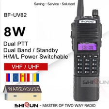 3800mA UV82 Walkie Talkie 10 KM 8W Dual PTT UV-XR UV-9R GT-3TP Ham Radio 10KM