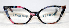 Mare Azzuro Multi Colored Cat Eye Framed Reading Glasses 2.75 Strength NWT