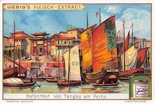 Chromos AM13020 Liebig Hafenthor Von Tangku Am Peiho