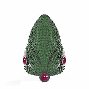 Anillos de moda Rubí de belleza anillo de uñas