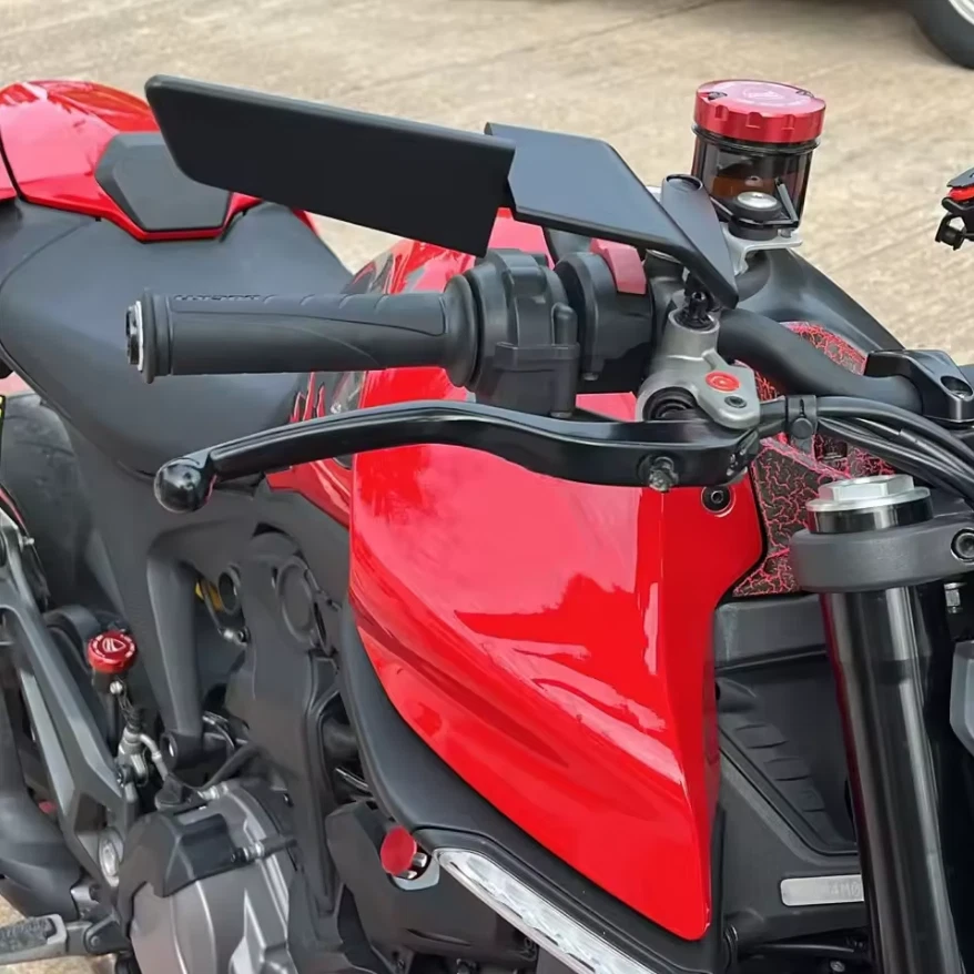 For YAMAHA MT 03 07 09 10 MT07 MT09 MT10 SP Motorcycle Rearview Side Mirrors US Foto 3 de 4