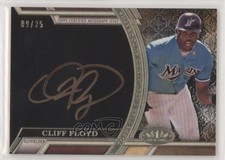 2015 Topps Tier One Acclaimed Rose Gold Ink 9/25 Cliff Floyd #AA-CFD Auto 03ug