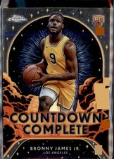 2024-25 Topps Chrome - Countdown Complete #CC-25 Bronny James Jr.