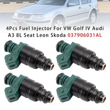 4Pcs Fuel Injector For VW Golf IV Audi A3 8L Seat Leon Skoda 037906031AL UK