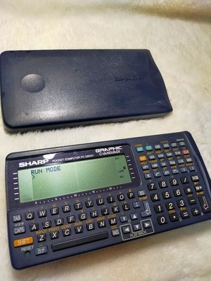 SHARP PC-G850V Pocket Computer Calculator BASIC C Language Programmable Vintage