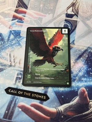 Great Redstool Raptor Paper Mythic Wonders Of The First Call Of The Stones