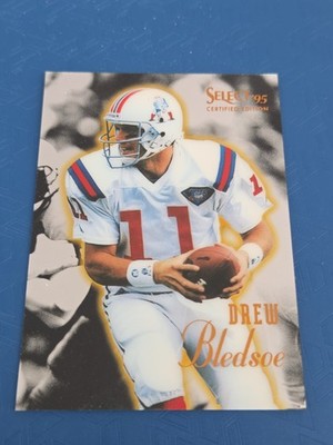 1995 Select Certified #26 Drew Bledsoe New England Patriots FOOTBALL Card 6N