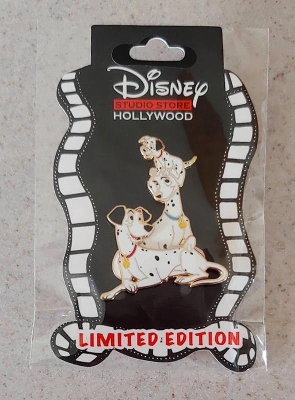 Disney Pin DSSH Patch Perdita & Pongo 101 Dalmatians Film Stack LE500