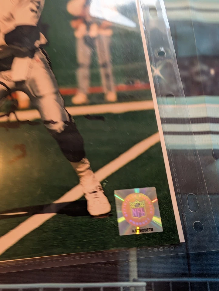 NFL Oakland Raiders Jeff George Signed Autographed 8x10 Photo w/ CoA — 第 3/3 张图片