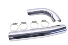 Samson 67229, H 217 Chrome Two Piece Heat Shield Kit NOS