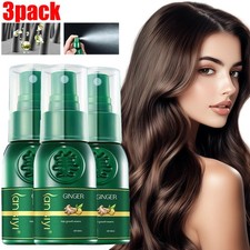 Fast Hair Growth Ginger Serum Spray for Men Women Loss Treatment Natural Essence