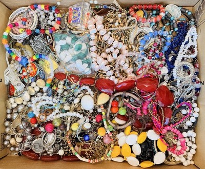 Crafting Jewelry 5lbs Lot Repair Scrap Sort Repurpose Bead Findings Harvest #C7
