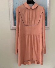 Marni silk blend Peach Long Sleeve Dress with...