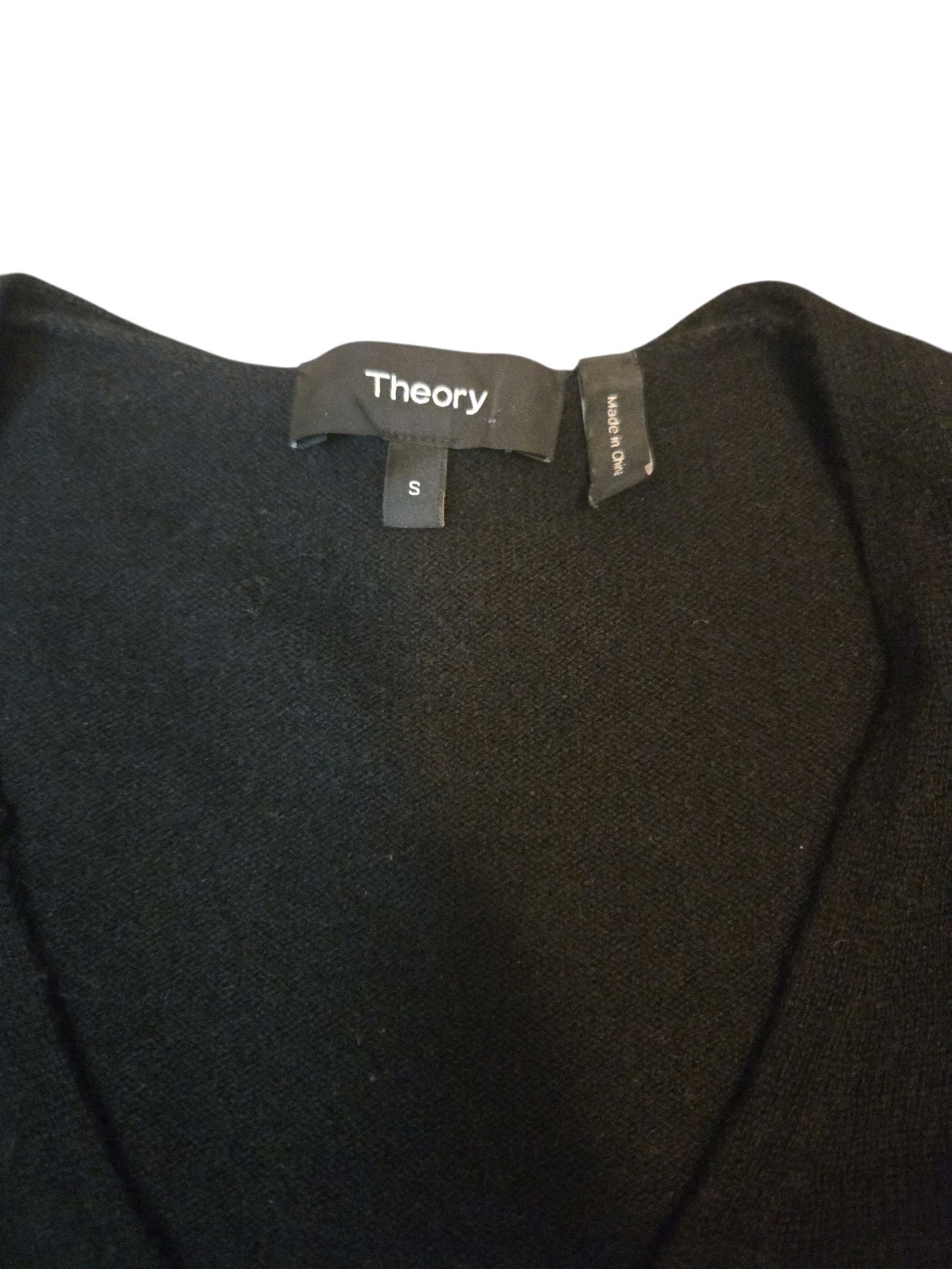 THEORY cashmere Pullover V Neck Basic Layer Sweat… - image 3