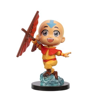 Avatar: The Last Airbender Aang - 4-Inch Mini Figure in Kawaii Style in Dynam...
