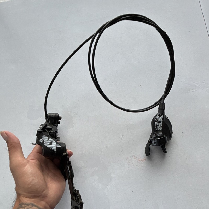 SRAM NX Rear Derailleur, Trigger Shifter & Cables Set, Black