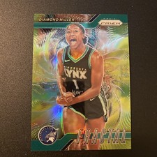 2024 Panini Prizm WNBA - Fractal Diamond Miller #2 Green Prizm