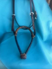 Western Headstall & Leather Training Loping Hackamore