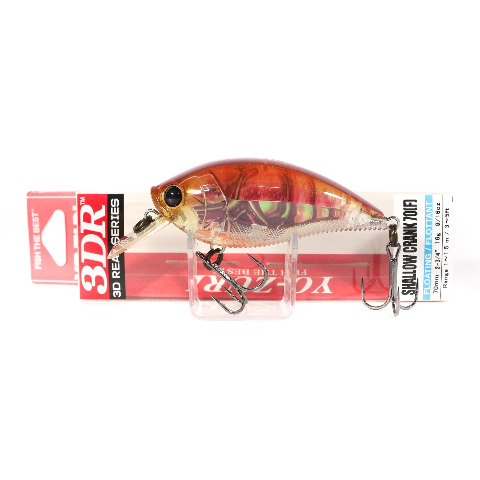 Yo Zuri Duel 3DR Shallow Crank 70F Floating Lure R1316-RBCF (6632)