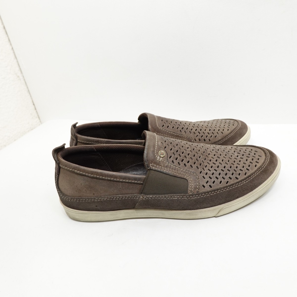 ECCO Collin 2.0 Mens Slip On Perforated Leather Casual 