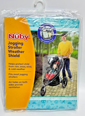 Nûby Jogging Stroller Weather Shield   Universal Fit for Jogging Strollers   New
