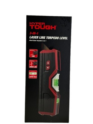 Hyper Tough 3-in-1 Laser Line Torpedo Level Cross Line New | eBay
