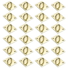 24pcs Phone Ring Holder 0.8" Adhesive Square Cell Phone Ring Finger Grip, Gold