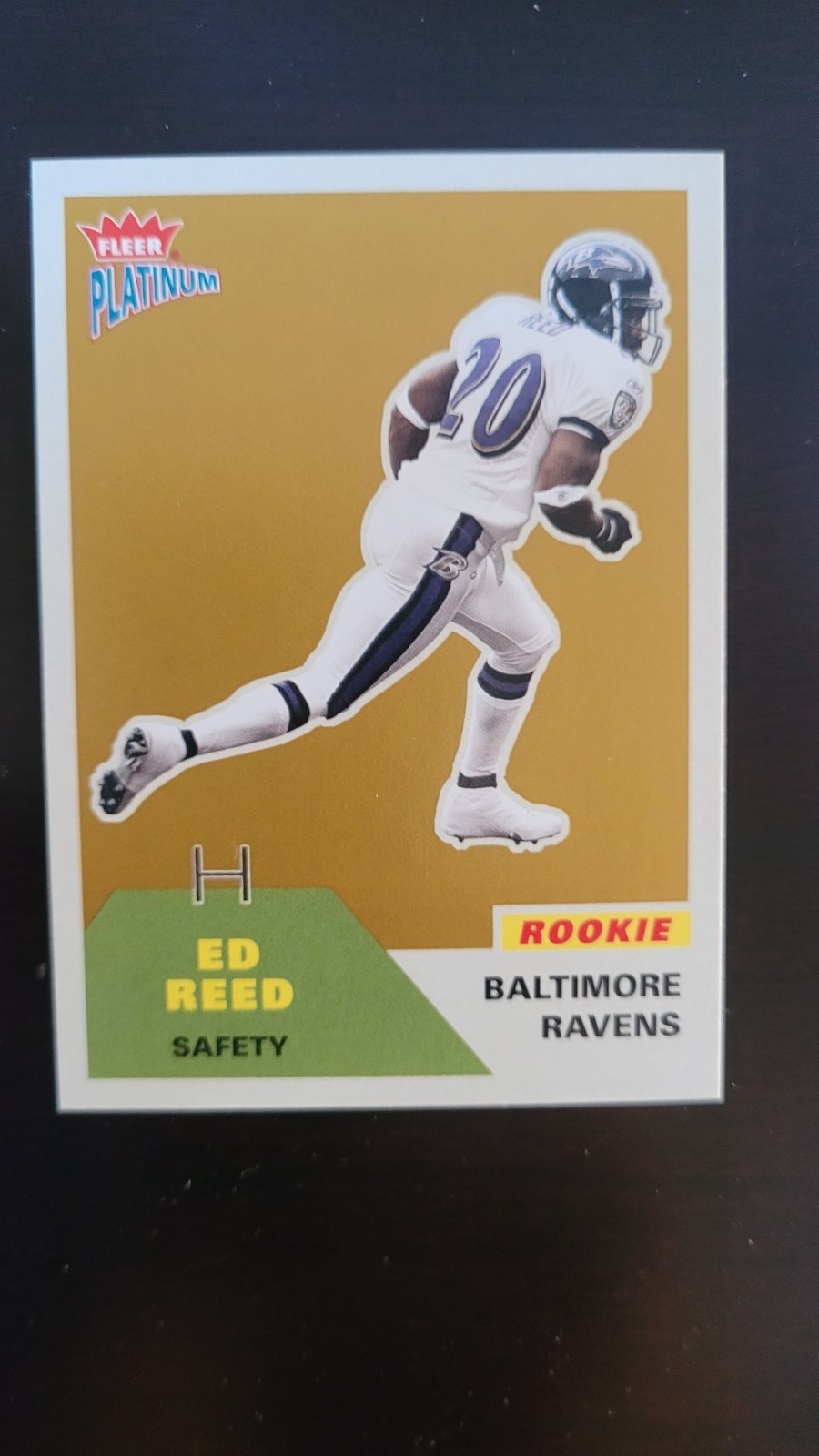 Ed Reed Fleer Platinum #286 Base
