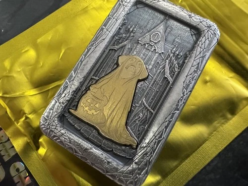 Lucky Rips Series 7 Buster’s First Halloween 5oz Silver + 10g Gold Bar #24/50