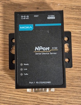 Moxa Nport 5110 Serial Device Server 1 x Ethernet , RS-232
