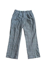 Vintage Polo Ralph Lauren Men  s Pant 36x32 Glenn Check Trousers Cuffed Cotton