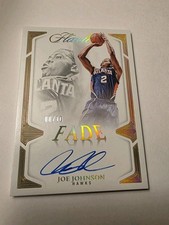 2024-25 Flawless Joe Johnsom /10 Gold Fade Signatures Gem Auto Panini Exquisite 