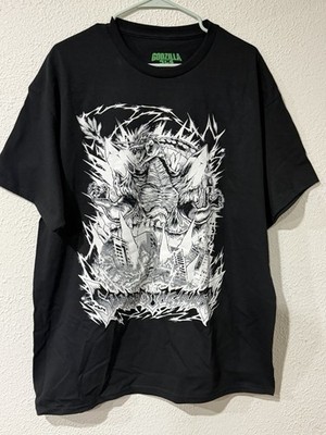 Ghost x Ghost Spacegodzilla Limited B&W Var T Shirt Sz XL Men s UNISEX Godzilla