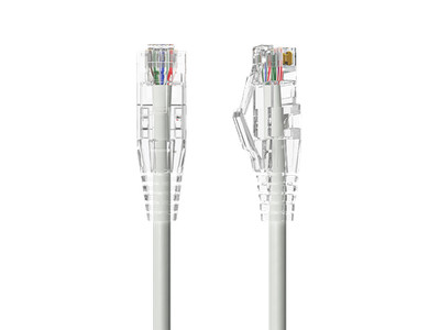 5ft Slim Cat6a 28AWG UTP Ethernet Network Patch Cable, Gray