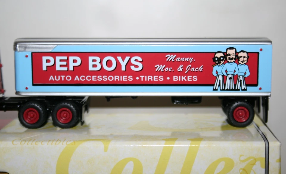 DINKY Matchbox 1939 Pep Boys Peterbilt Tractor Trailer NEW w/ COA - Image 4 of 4