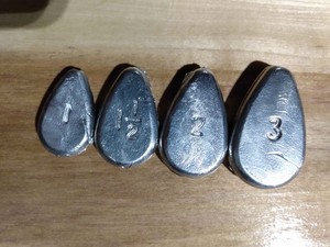 2 sets of Lead sinkers 3oz,2oz,11/2oz1oz