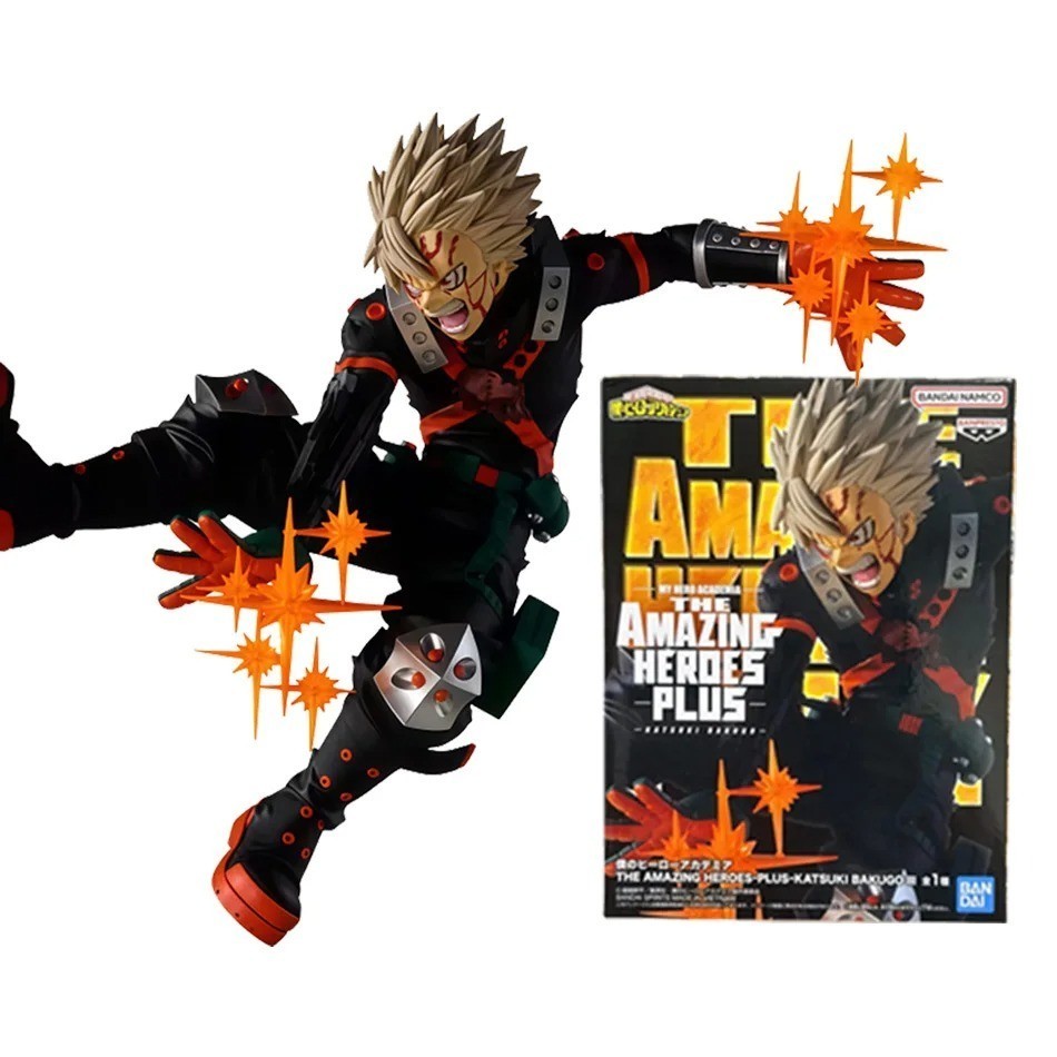 Figura My Hero Academia Bakugo 15cm Estatua Anime Collection con Caja de Regalo