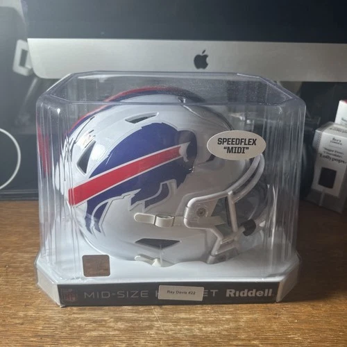 Buffalo Bills MIDI Speed Flex Helmet RAY DAVIS Autographed Bad Ass Go Bills