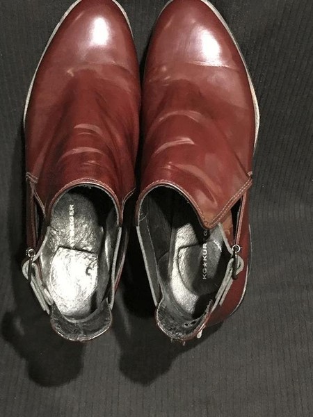Women Kurt Geiger Heels Burgundy Leather 37