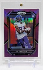 2022 Panini Prizm Jalen Nailor PURPLE PRIZM ROOKIE CARD SP #/125 Vikings #358 RC. rookie card picture