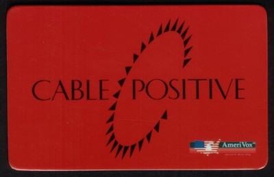 Kabel Positive - Media Networks & Affiliates Against AIDS (CC) 1993 Telefonkarte