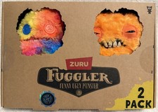 Zuru Fuggler Funny Ugly Monster 2 Pack Raimbow Orange Chaos Edition Plush NIB