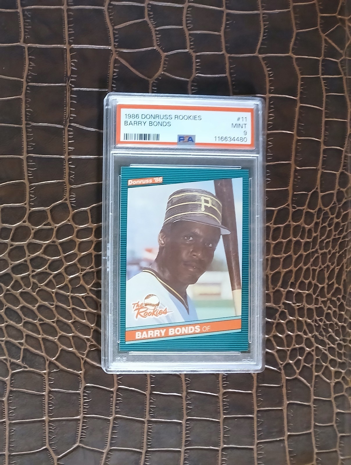 1986 Donruss Rookies #11 BARRY BONDS🏆PSA 9🏆HR King🎈 view 4