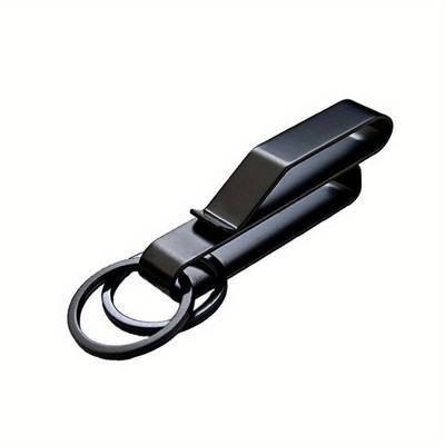 Lightweight Economical Maneuverable Stainless Steel Waist-Hanging Car Key Buckle