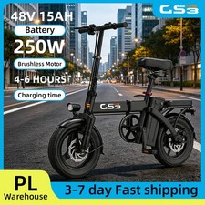14 Zoll Faltbares Elektrofahrrad 250W 48V 15Ah E-Bike E-City Bike 25km/h EU