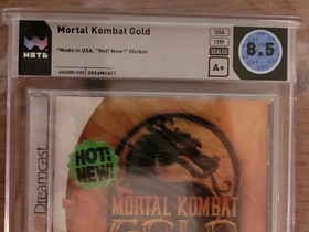 Mortal Kombat Gold Sega Dreamcast (1999) Factory Sealed WATA 8.5 A+ PSA