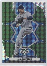 2022 Panini Mosaic Green Mosaic Prizm Ian Anderson #96 0b5