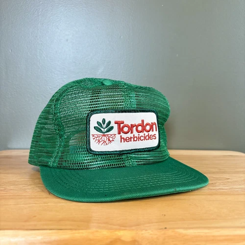 Vintage Tordon Herbicides Green Full Mesh USA Farmer Trucker Snapback Hat